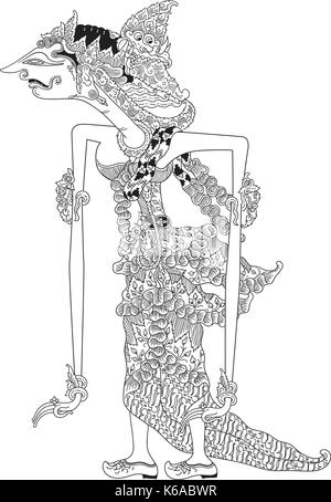 Detail Gambar Wayang Mewarnai Nomer 47