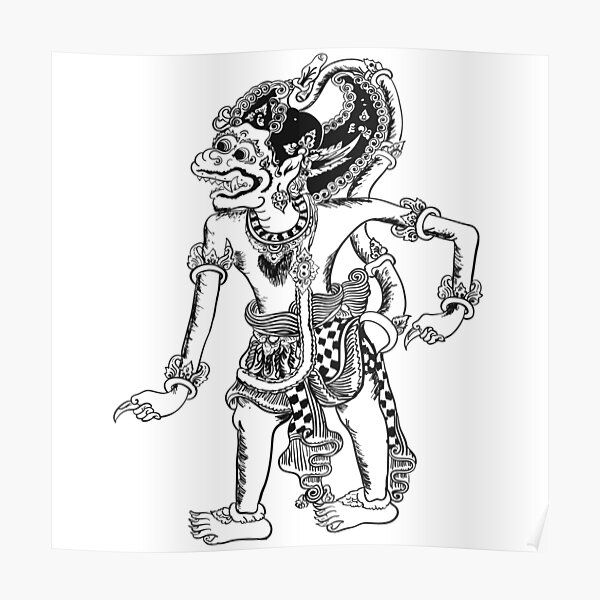 Detail Gambar Wayang Mewarnai Nomer 8