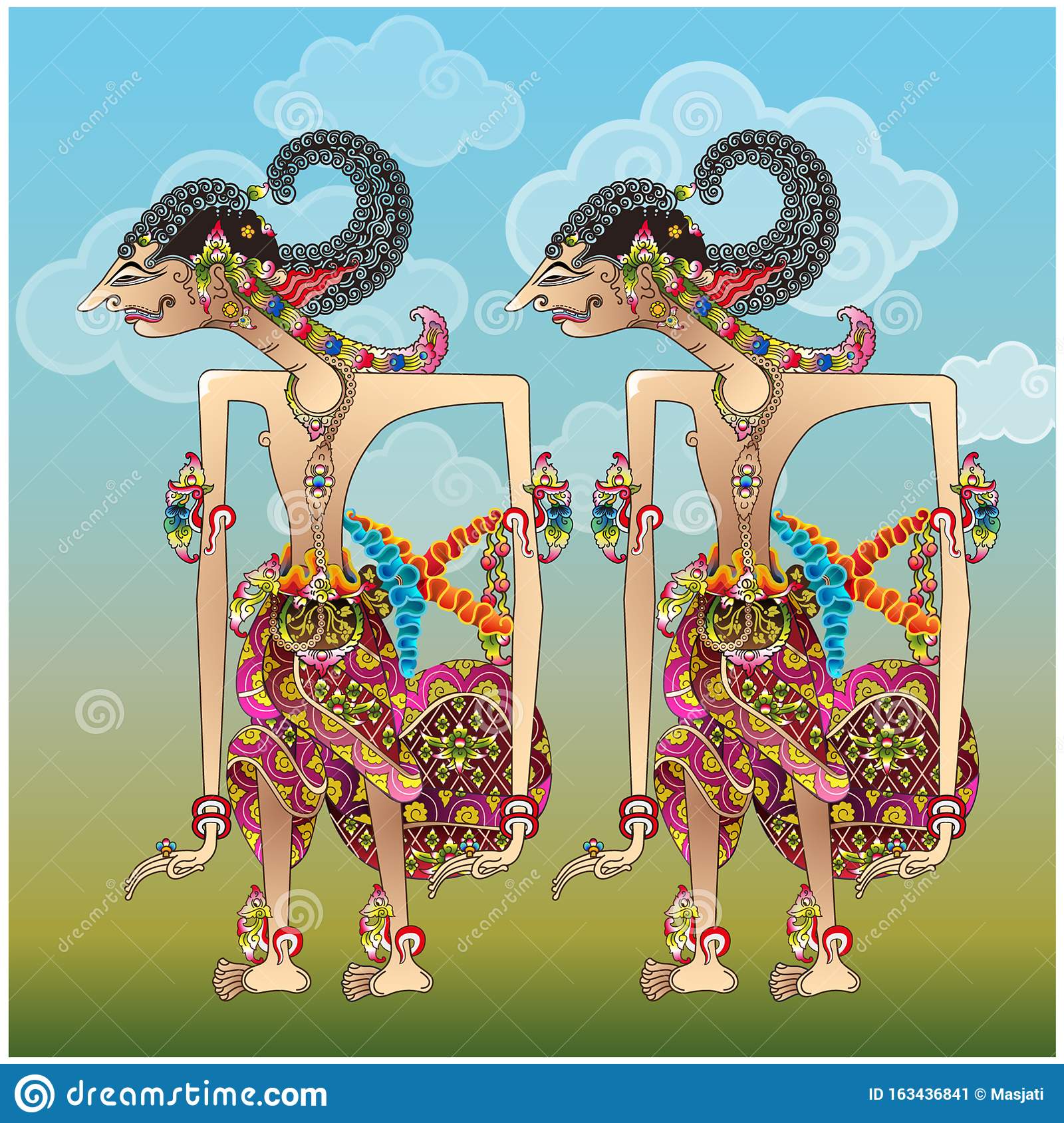 Detail Gambar Wayang Nakula Dan Sadewa Nomer 2