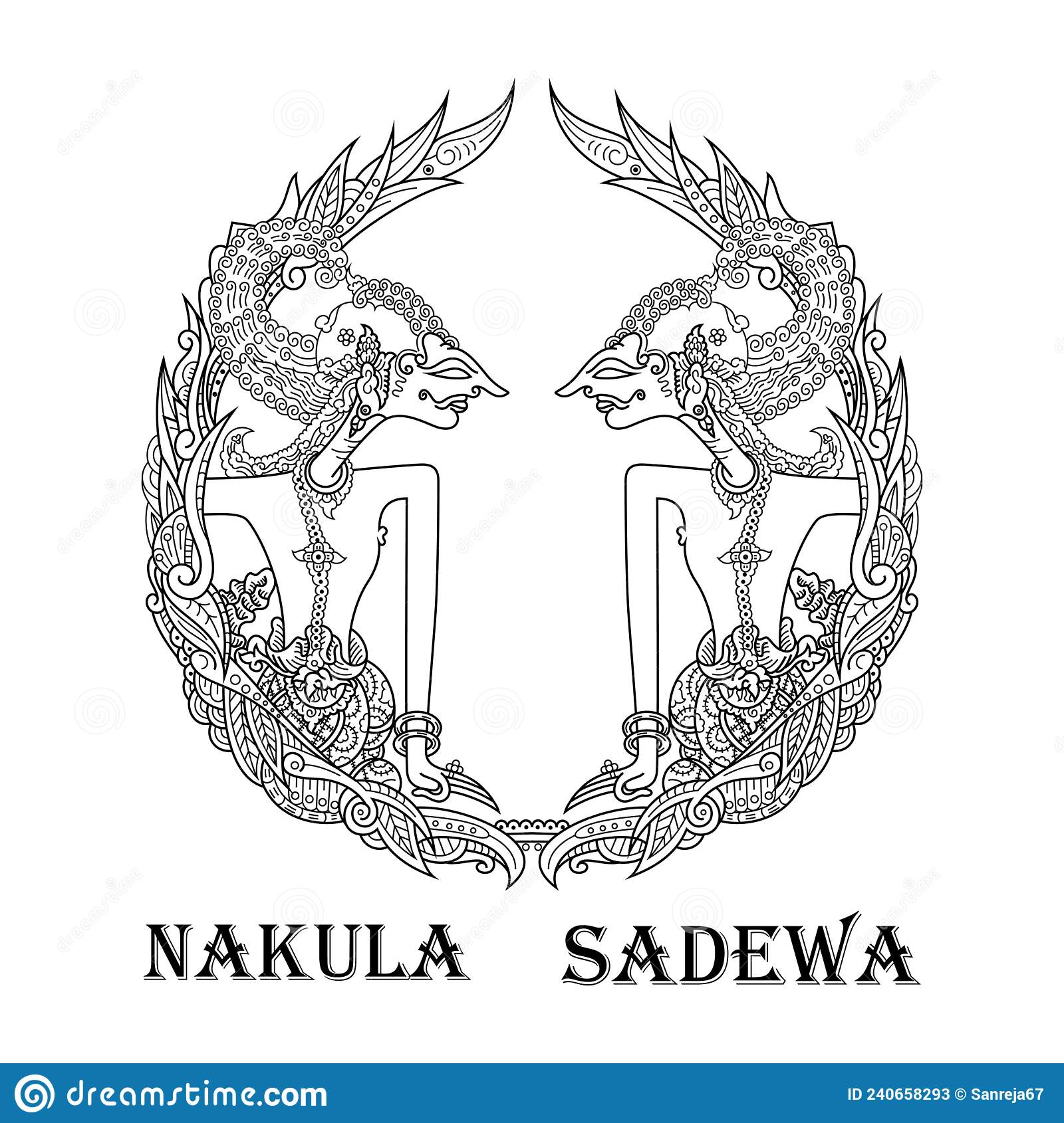 Detail Gambar Wayang Nakula Sadewa Nomer 11