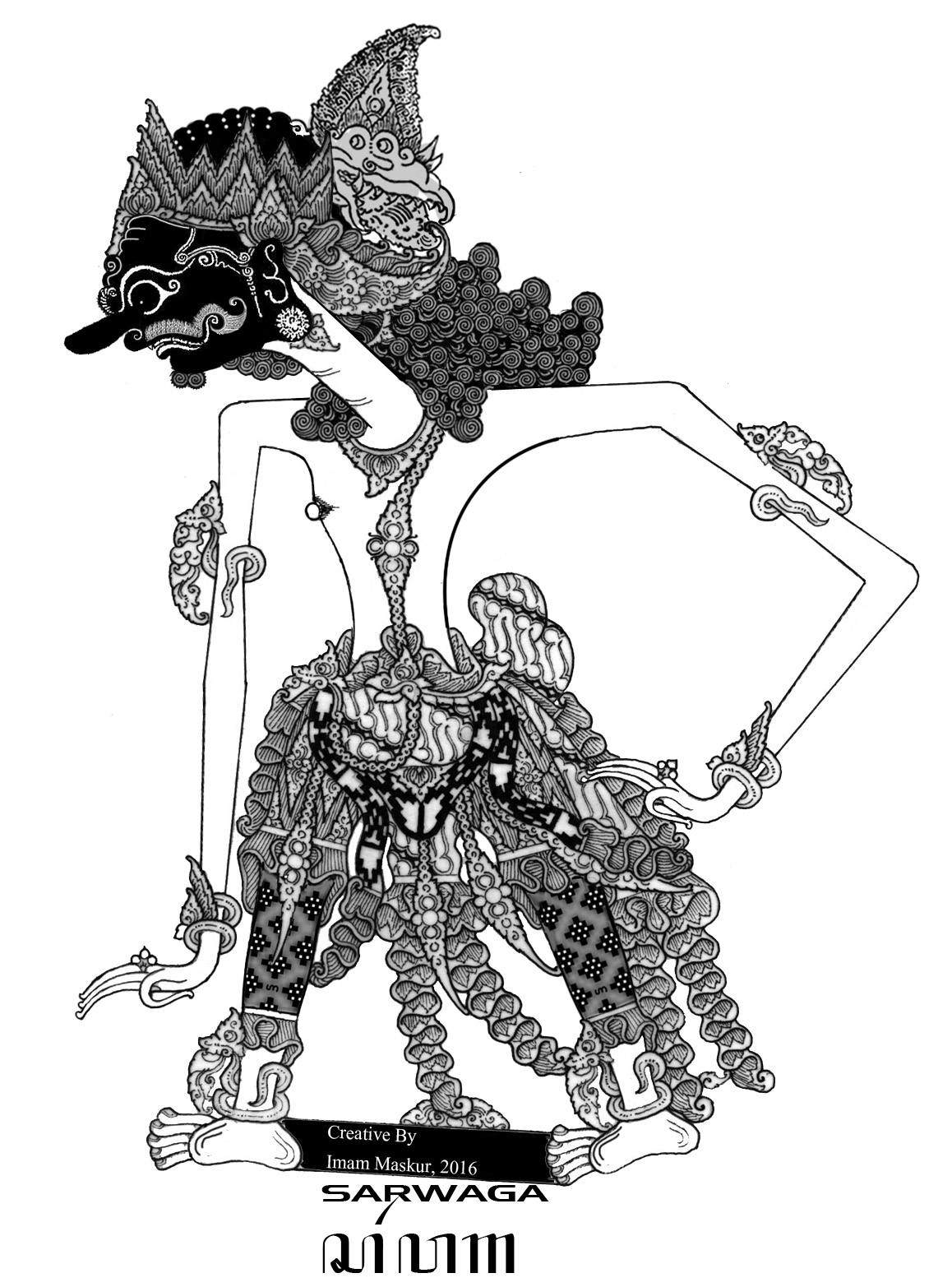 Detail Gambar Wayang Werkudoro Nomer 46