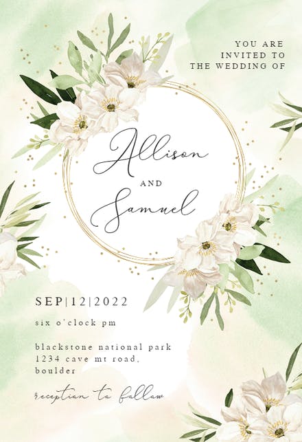 Detail Gambar Wedding Card Nomer 22