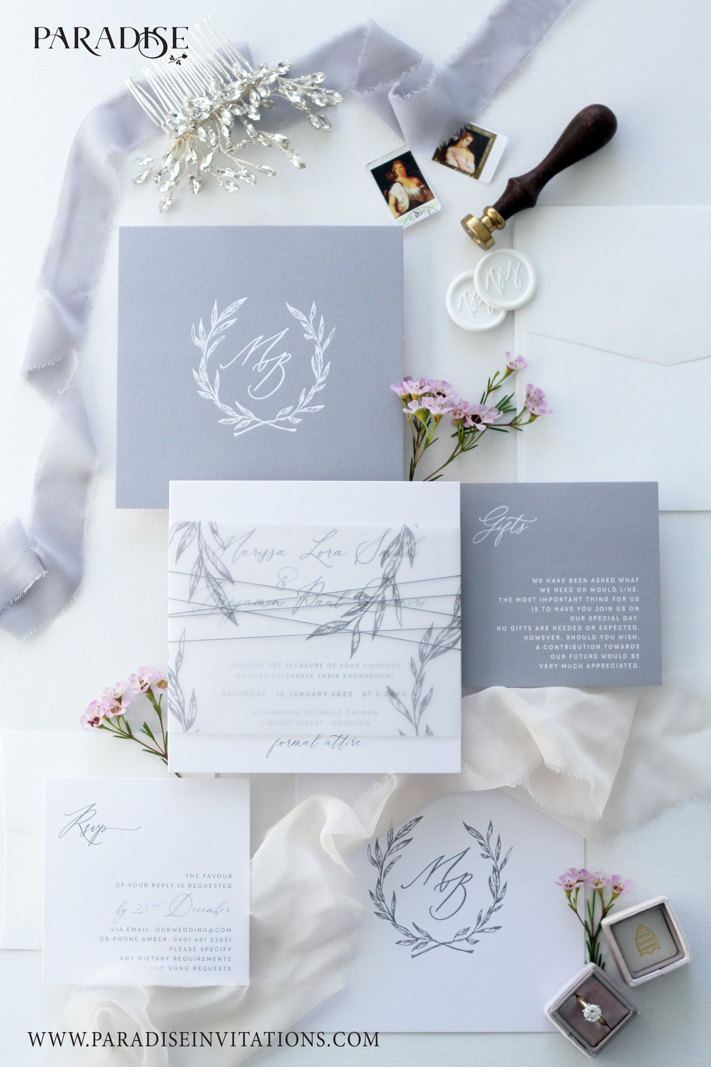 Detail Gambar Wedding Card Aesthetic Nomer 3