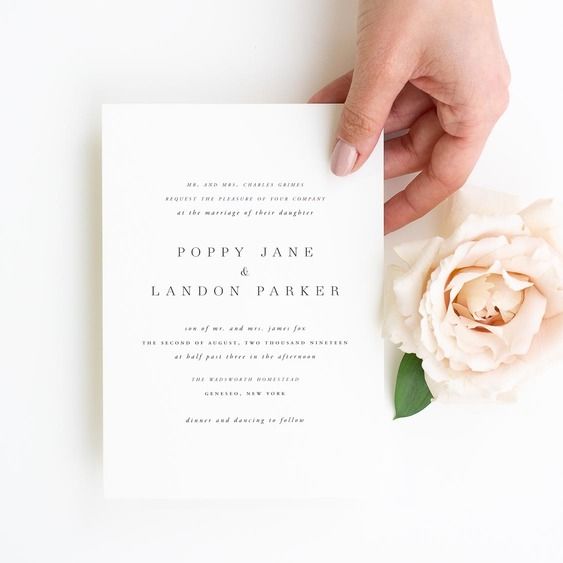 Detail Gambar Wedding Card Aesthetic Nomer 28