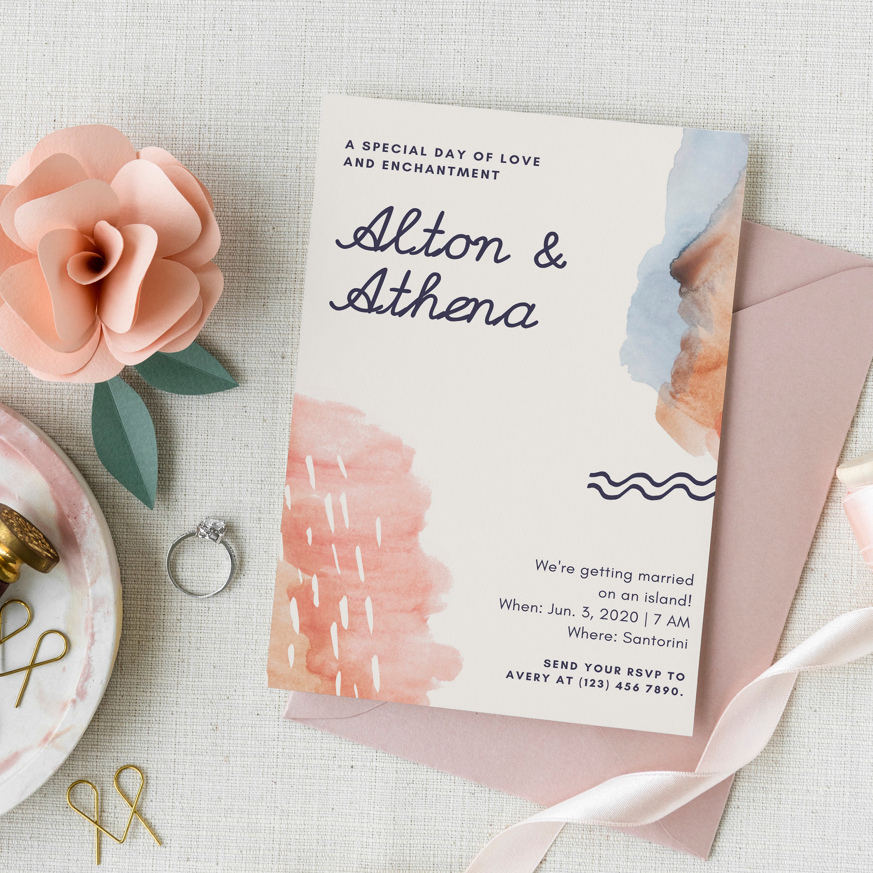 Detail Gambar Wedding Card Aesthetic Nomer 9