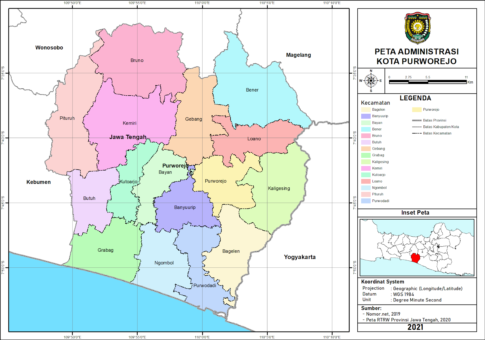 Detail Gambar Wilayah Kecamatan Purwodadi Kabupaten Purworejo Nomer 3