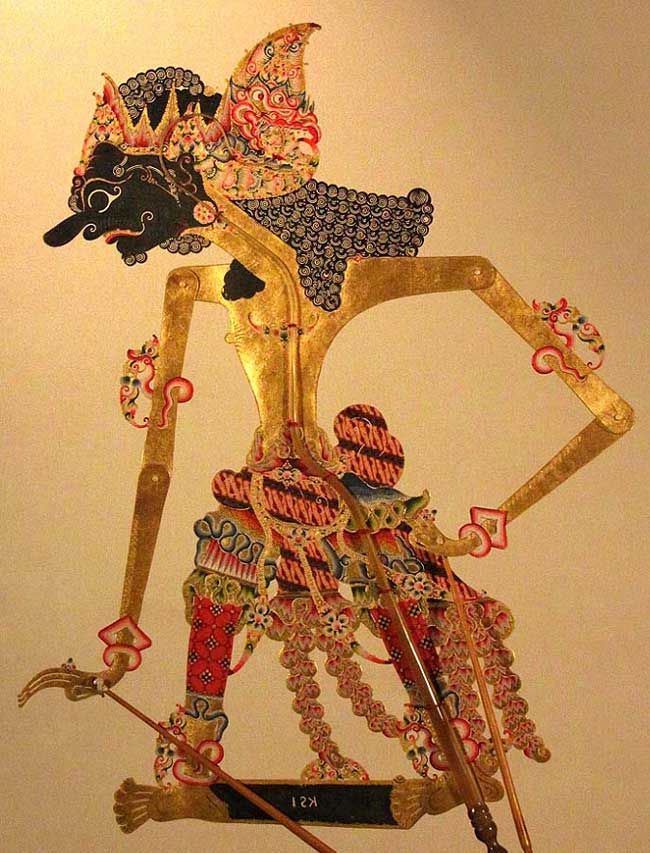 Detail Gambar Wisanggeni Wayang Kulit Nomer 23