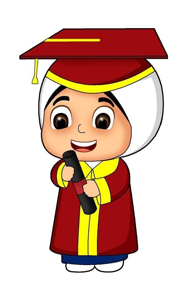 Detail Gambar Wisuda Kartun Muslimah Nomer 48