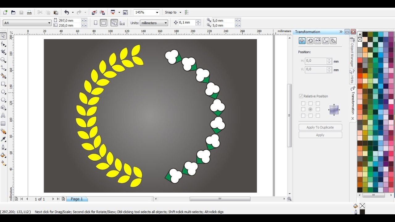 Detail Gambar Yang Mudah Di Buat Di Coreldraw Nomer 22