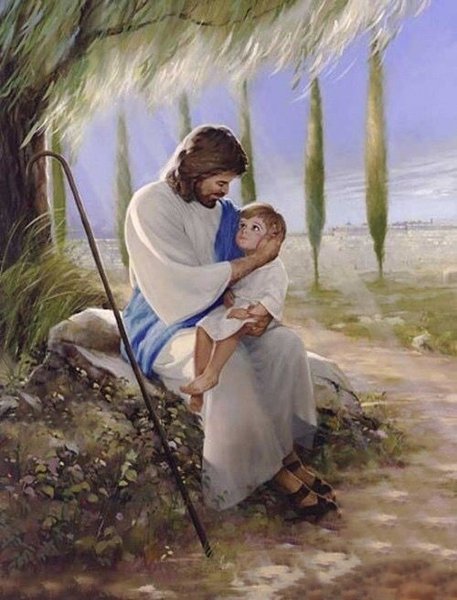 Detail Gambar Yesus Bersama Anak Kecil Nomer 13