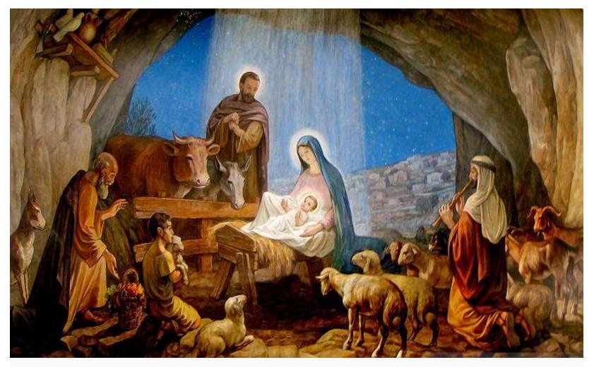 Detail Gambar Yesus Lahir Di Kandang Domba Nomer 15