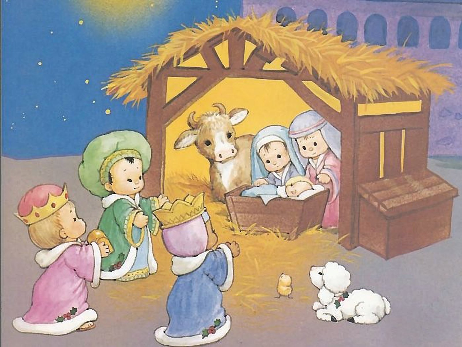 Detail Gambar Yesus Lahir Di Kandang Domba Nomer 38
