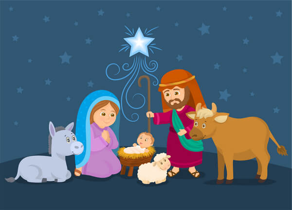 Detail Gambar Yesus Lahir Di Kandang Domba Nomer 39