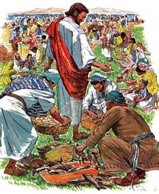 Detail Gambar Yesus Memberi Makan 5000 Orang Nomer 38