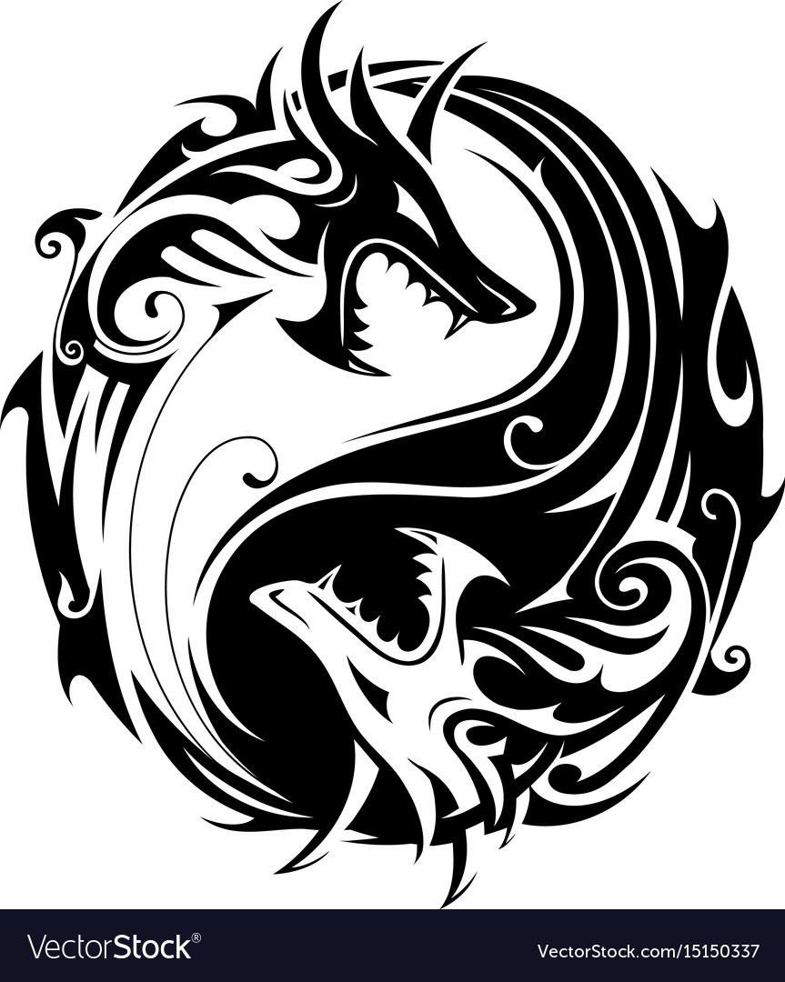 Detail Gambar Yin Yang Dragon Nomer 2