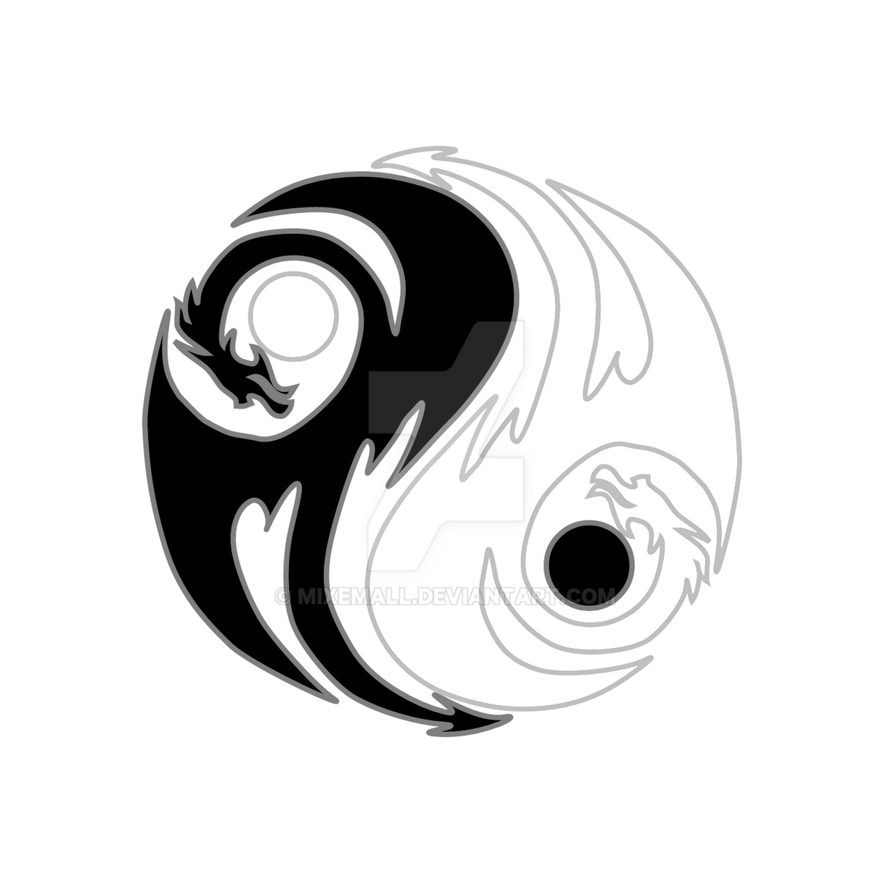 Detail Gambar Yin Yang Dragon Nomer 49