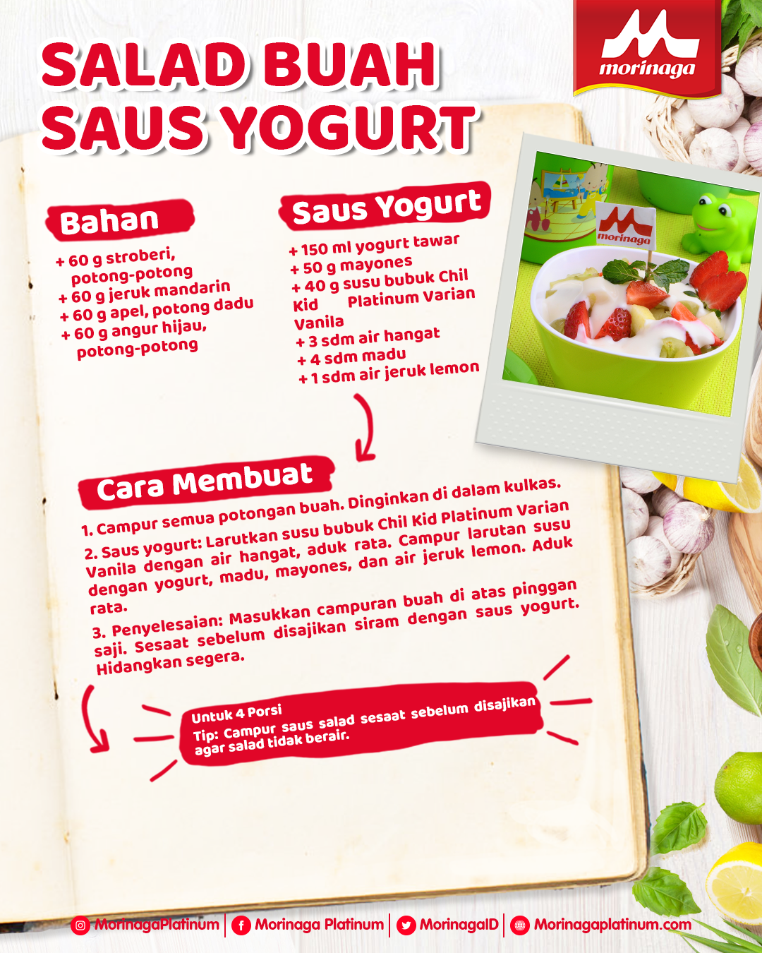 Detail Gambar Yogurt Untuk Salad Buah Nomer 31