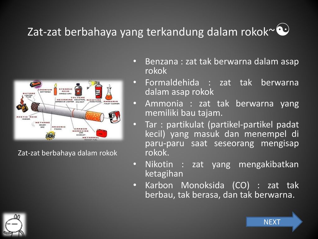 Detail Gambar Zat Berbahaya Dalam Rokok Nomer 31