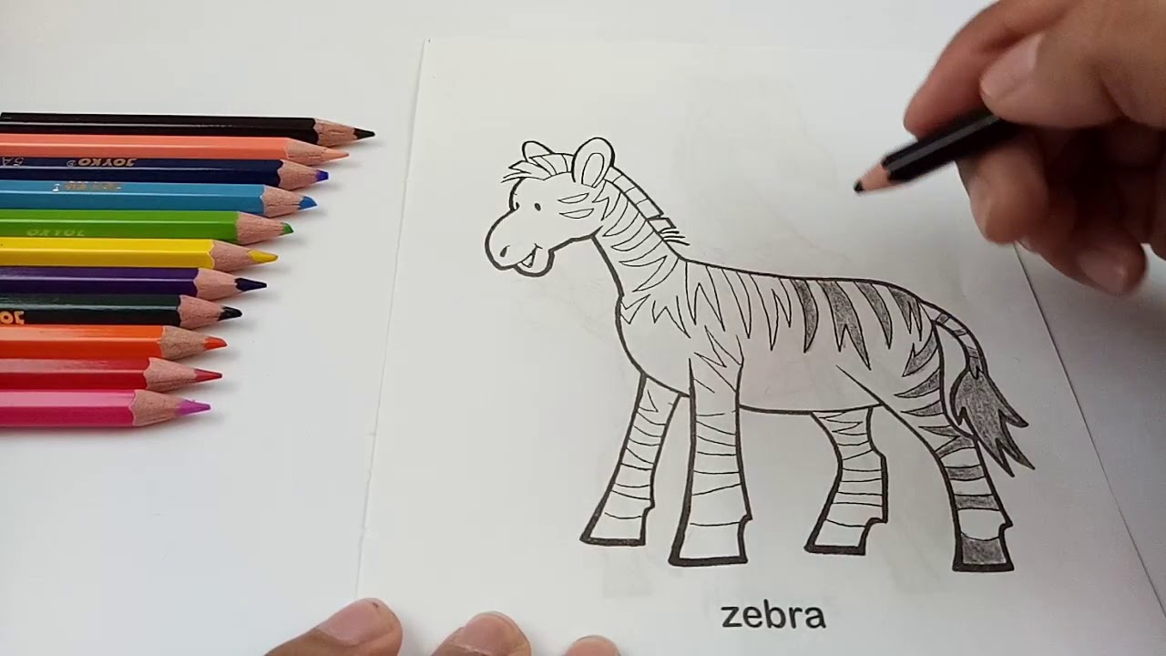 Detail Gambar Zebra Untuk Mewarnai Nomer 48