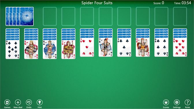 Detail Game Permainan Kartu Spider Solitaire Nomer 28