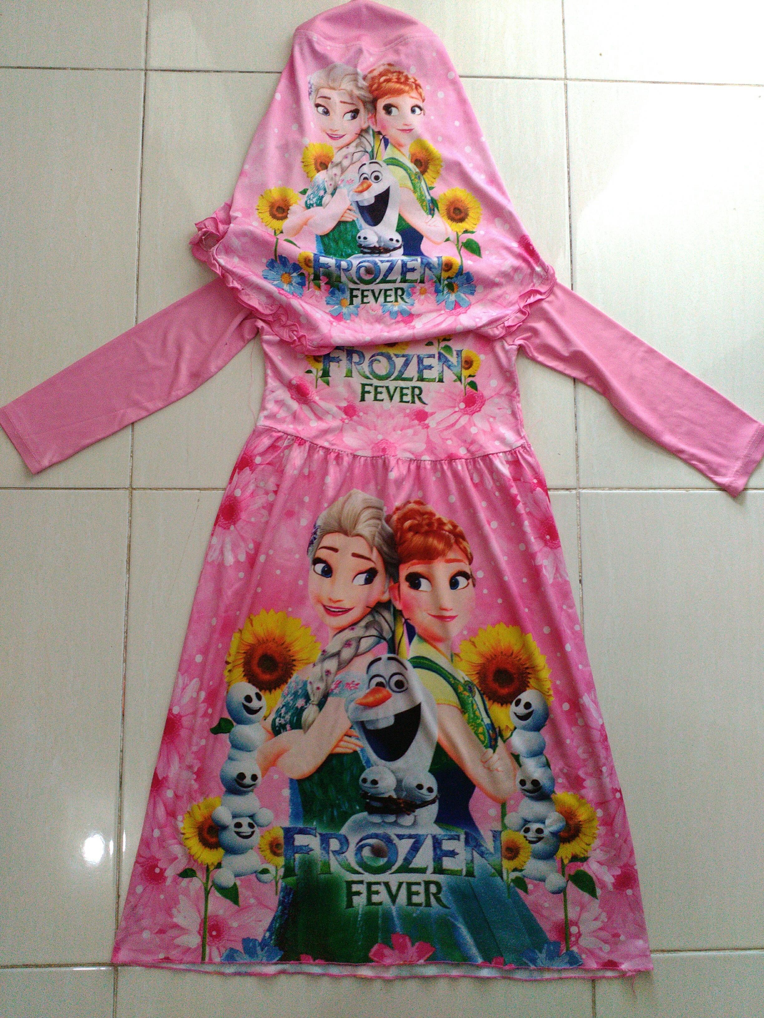 Detail Gamis Anak Gambar Frozen Nomer 12