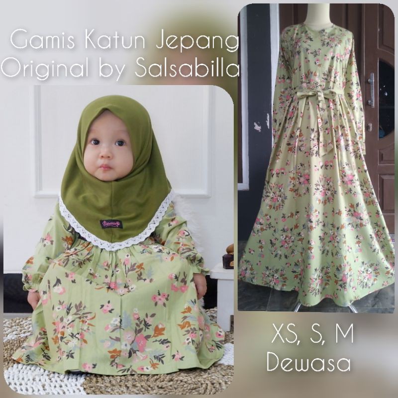 Detail Gamis Couple Ibu Dan Bayi Nomer 18