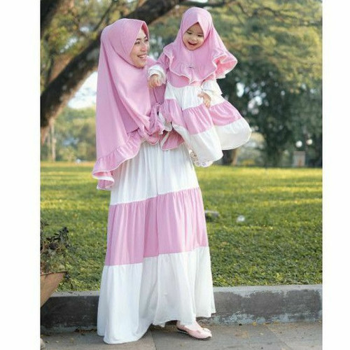 Detail Gamis Couple Ibu Dan Bayi Nomer 34