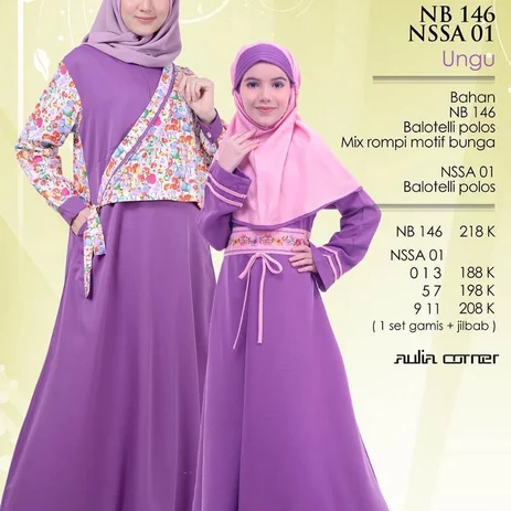 Detail Gamis Elegan 2017 Nomer 37