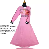 Detail Gamis Gambar 2 Dimensi Nomer 12