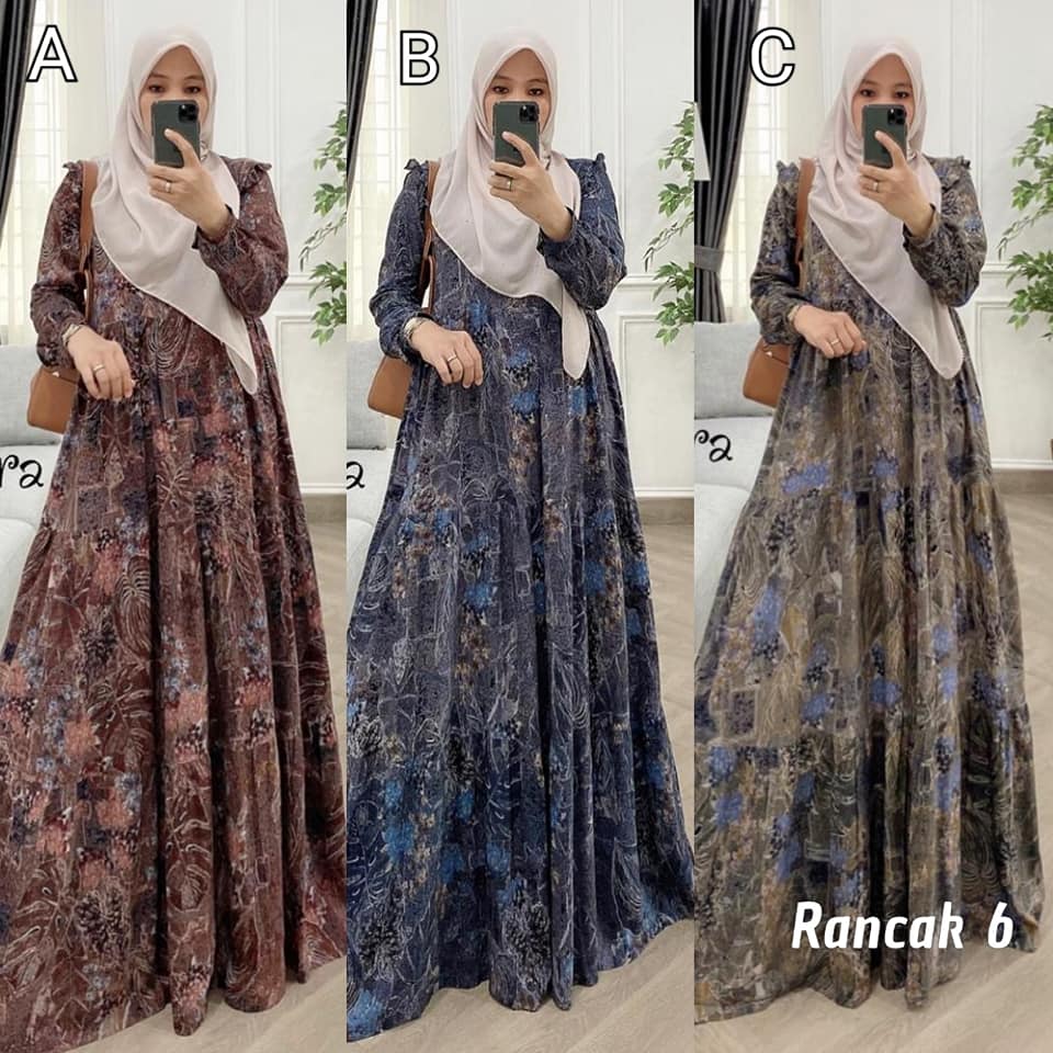 Detail Gamis Gambar 2 Dimensi Nomer 36