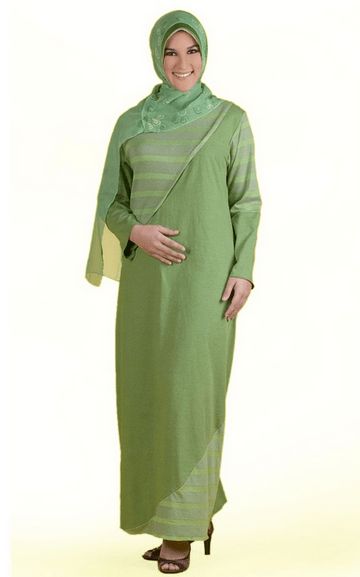 Detail Gamis Ibu Hamil Modern Nomer 54