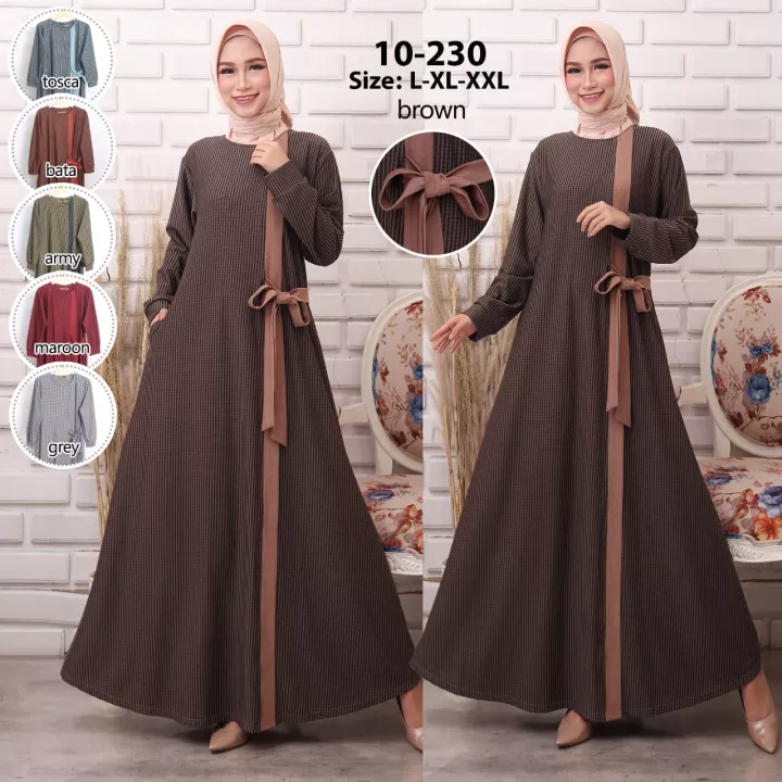 Detail Gamis Kaos Import Nomer 56