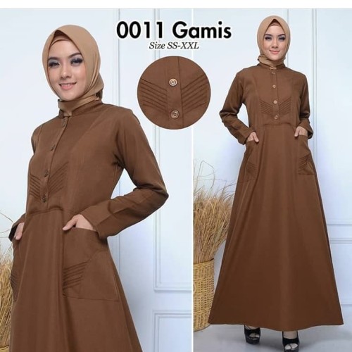 Detail Gamis Kerja Elegan Nomer 2