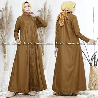 Detail Gamis Kerja Elegan Nomer 36