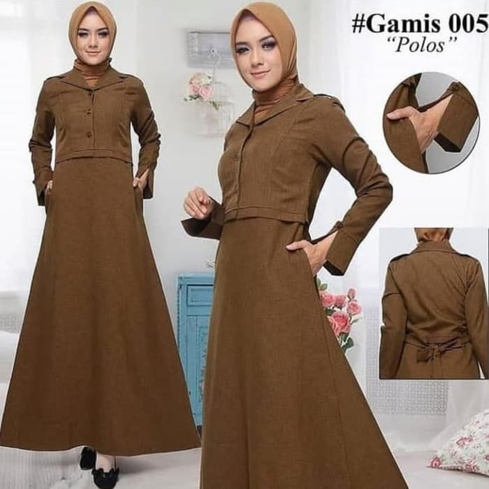 Detail Gamis Kerja Elegan Nomer 5