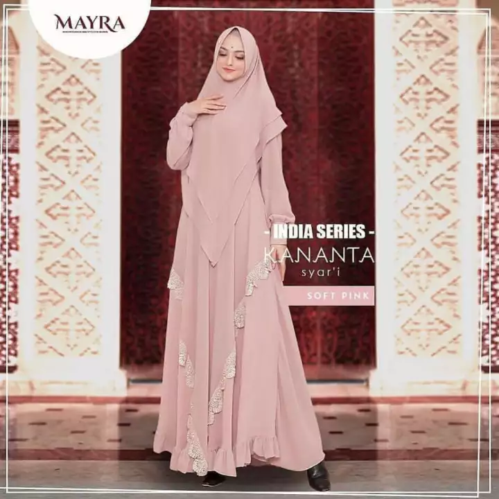 Detail Gamis Kerja Elegan Nomer 56