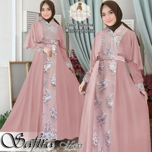 Detail Gamis Pesta 2018 Nomer 32