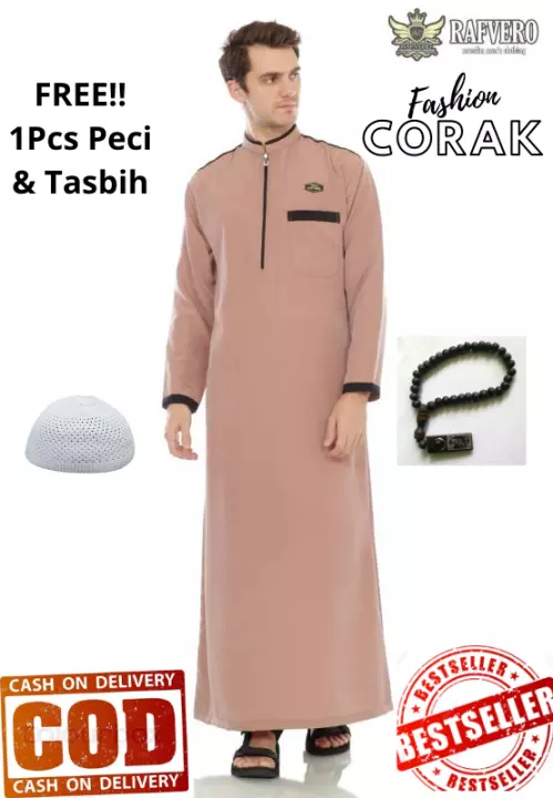 Detail Gamis Pria Arab Nomer 32