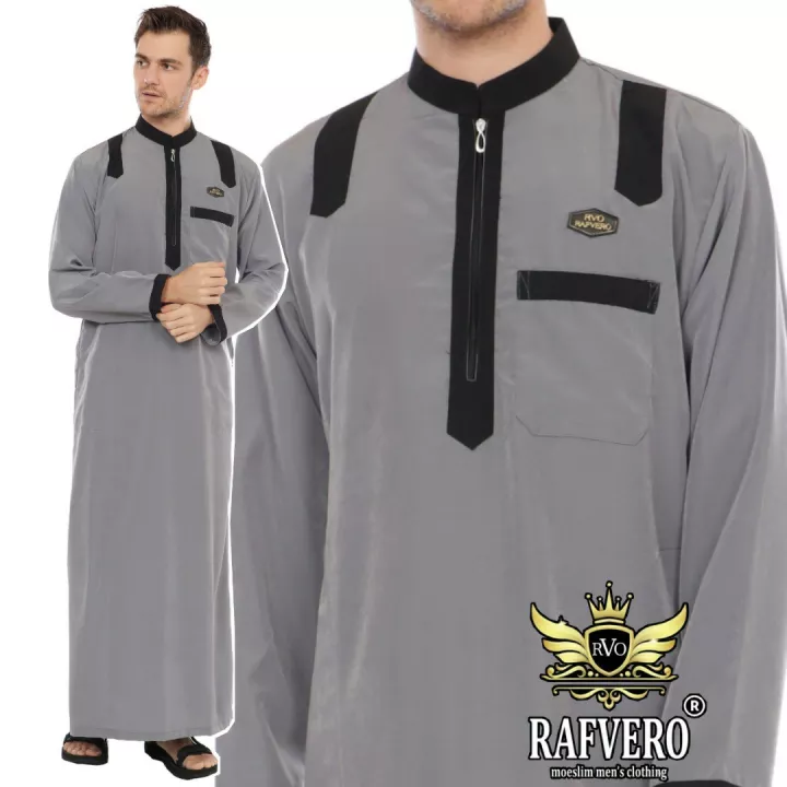 Detail Gamis Pria Arab Nomer 50