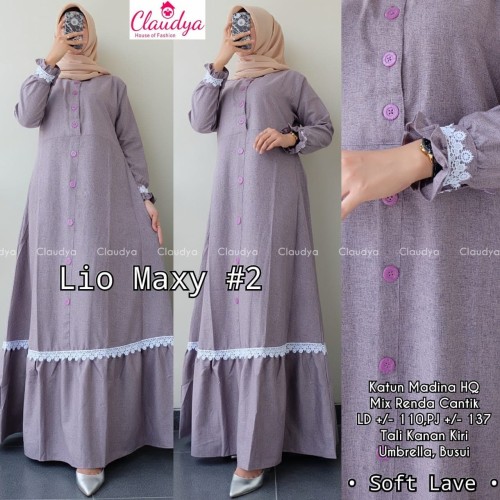 Detail Gamis Renda Terbaru Nomer 3