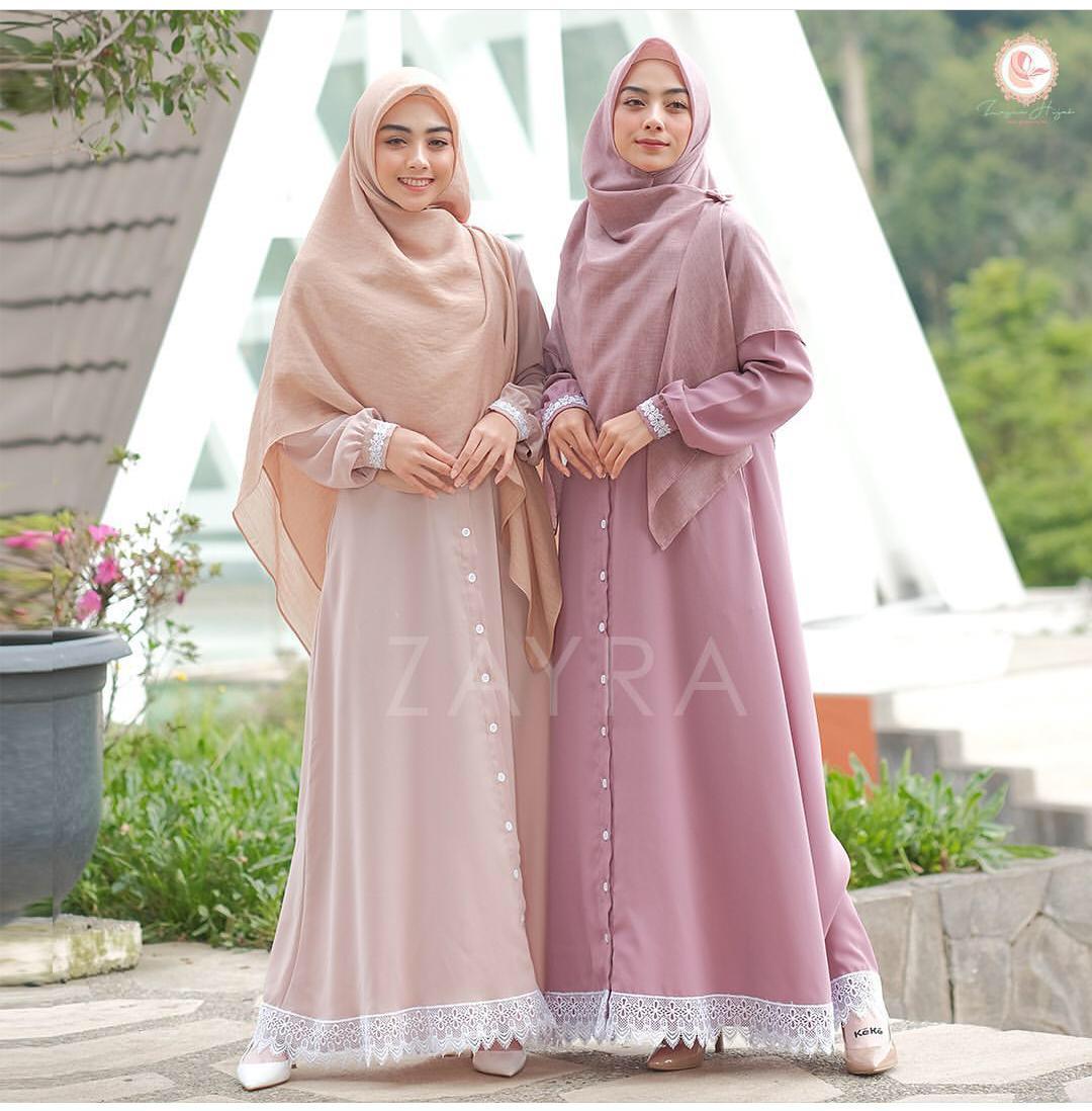 Detail Gamis Renda Terbaru Nomer 24