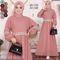 Detail Gamis Renda Terbaru Nomer 36