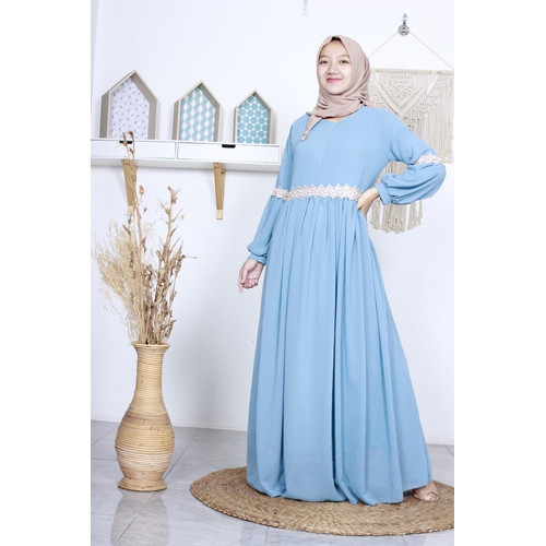 Detail Gamis Renda Terbaru Nomer 47