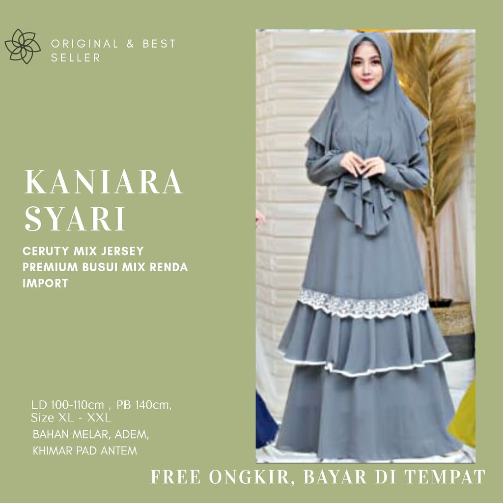 Detail Gamis Renda Terbaru Nomer 51