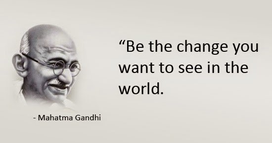 Detail Gandhi Quotes Be The Change Nomer 6