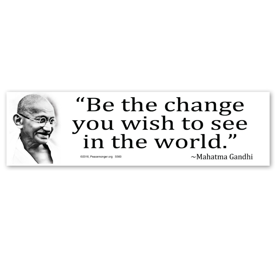 Detail Gandhi Quotes Be The Change Nomer 50