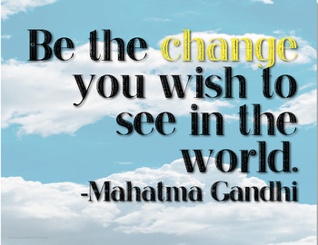 Detail Gandhi Quotes Be The Change Nomer 53