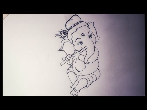 Detail Ganesh Pencil Sketch Nomer 14