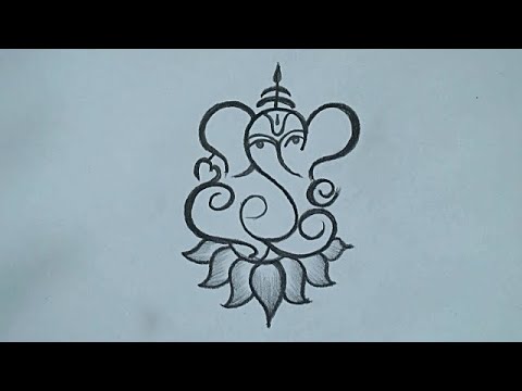 Detail Ganesh Pencil Sketch Nomer 30