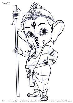 Detail Ganesh Pencil Sketch Nomer 39